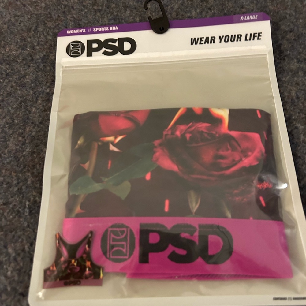 PSD Burnt Roses Sportsbra XL new in package